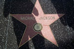 My shadow overlaying Michael Jackson's Hollywood Star